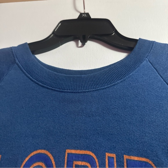 Vintage 90s Fruit of the Loom Blue Florida Gators Sweatshirt - Picture 12 of 16